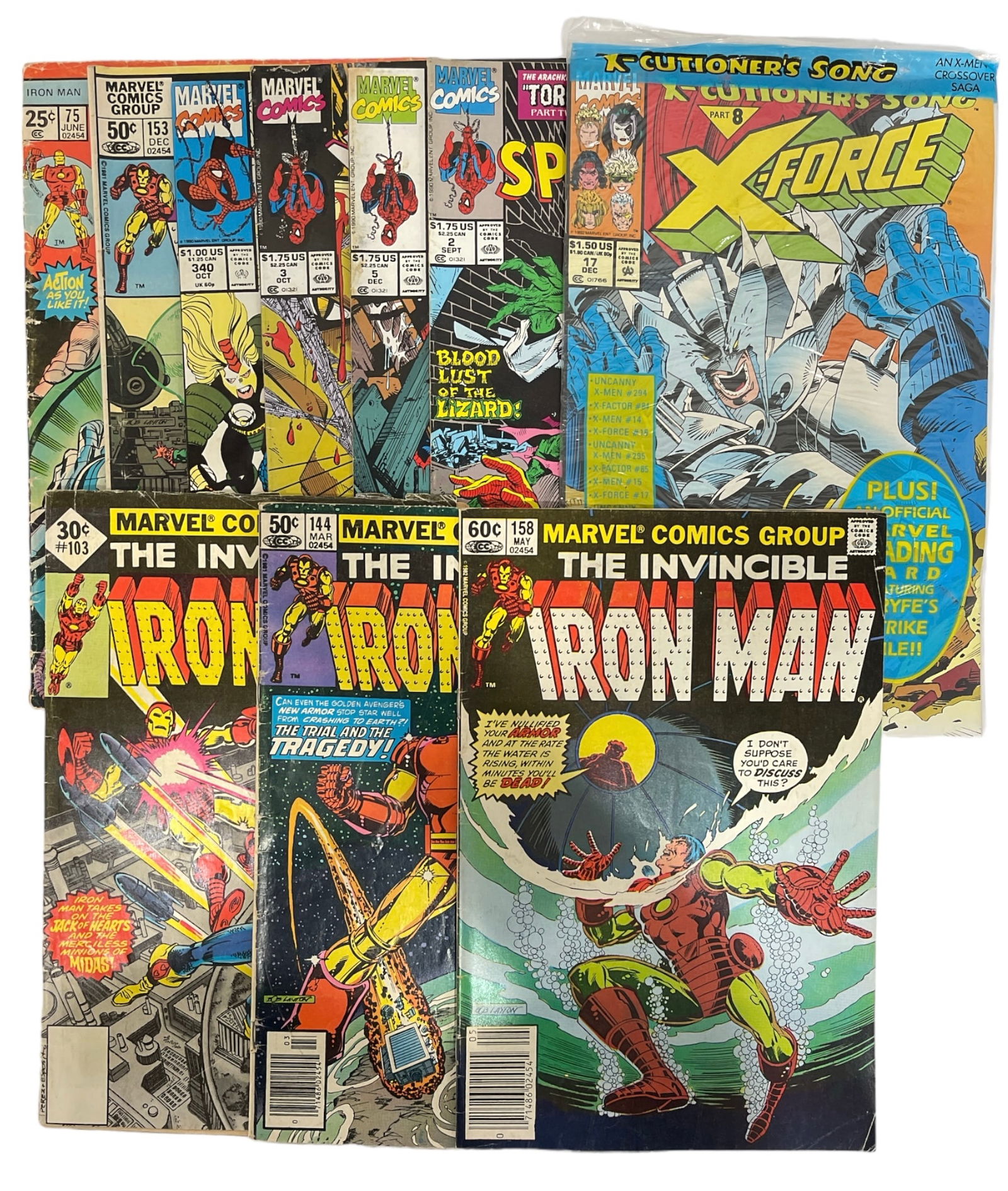 Lot of 10 | Vintage Marvel Comics Book Collection (1 of 3)