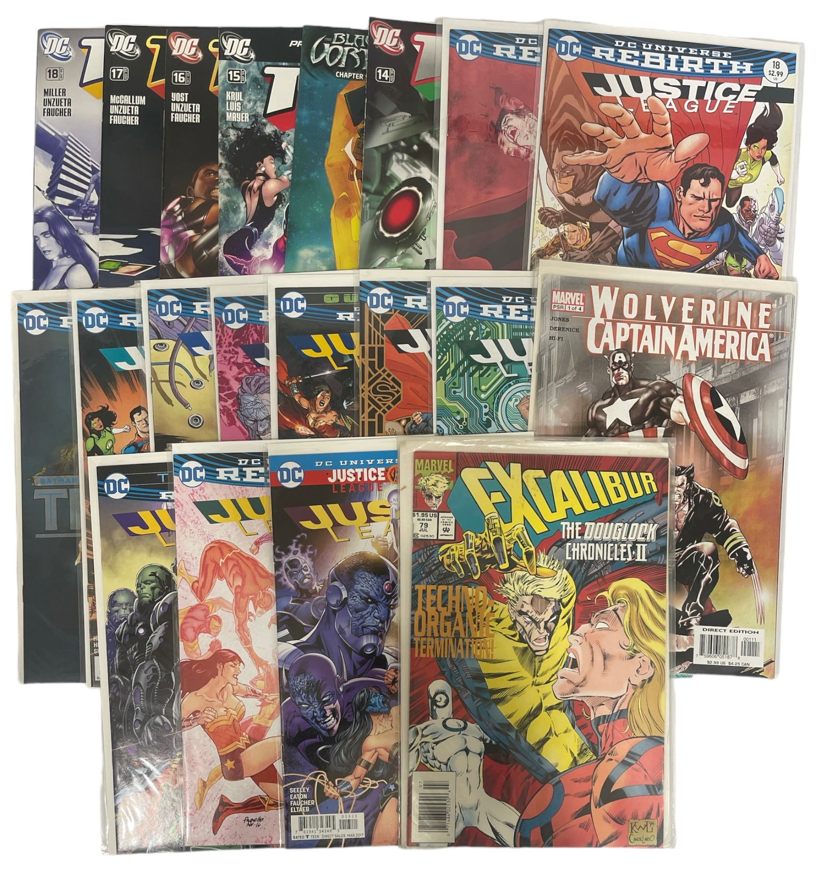 Lot of 20 | DC and Marvel Comics Book Collection (1 of 5)
