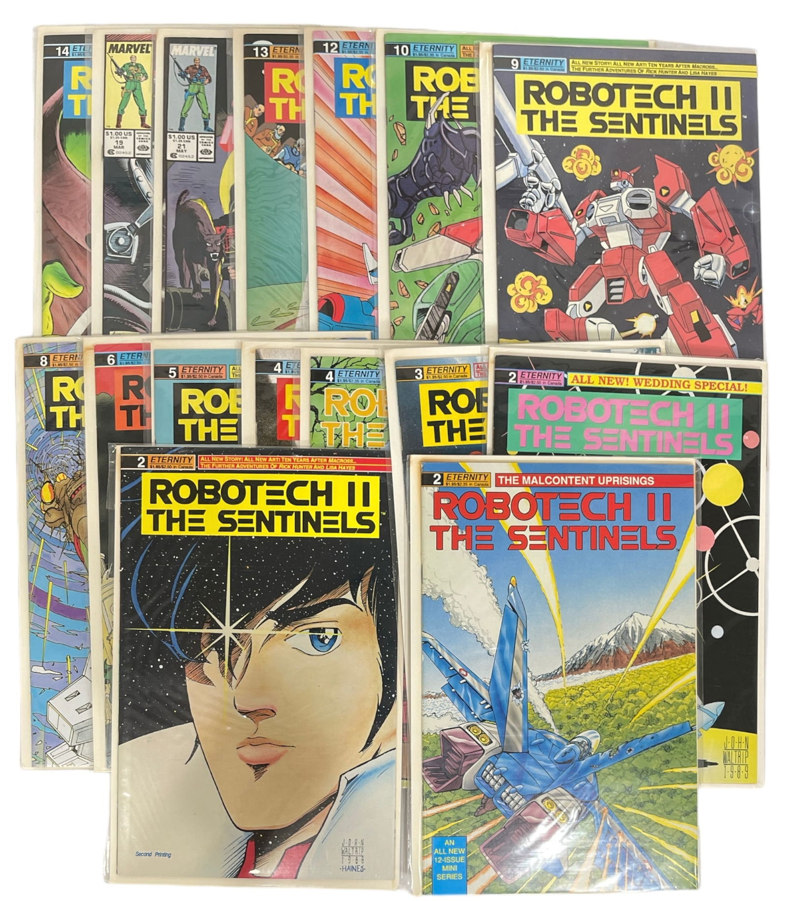 Lot of 16 | Vintage Marvel and Eternity Comics Book Collection (1 of 4)