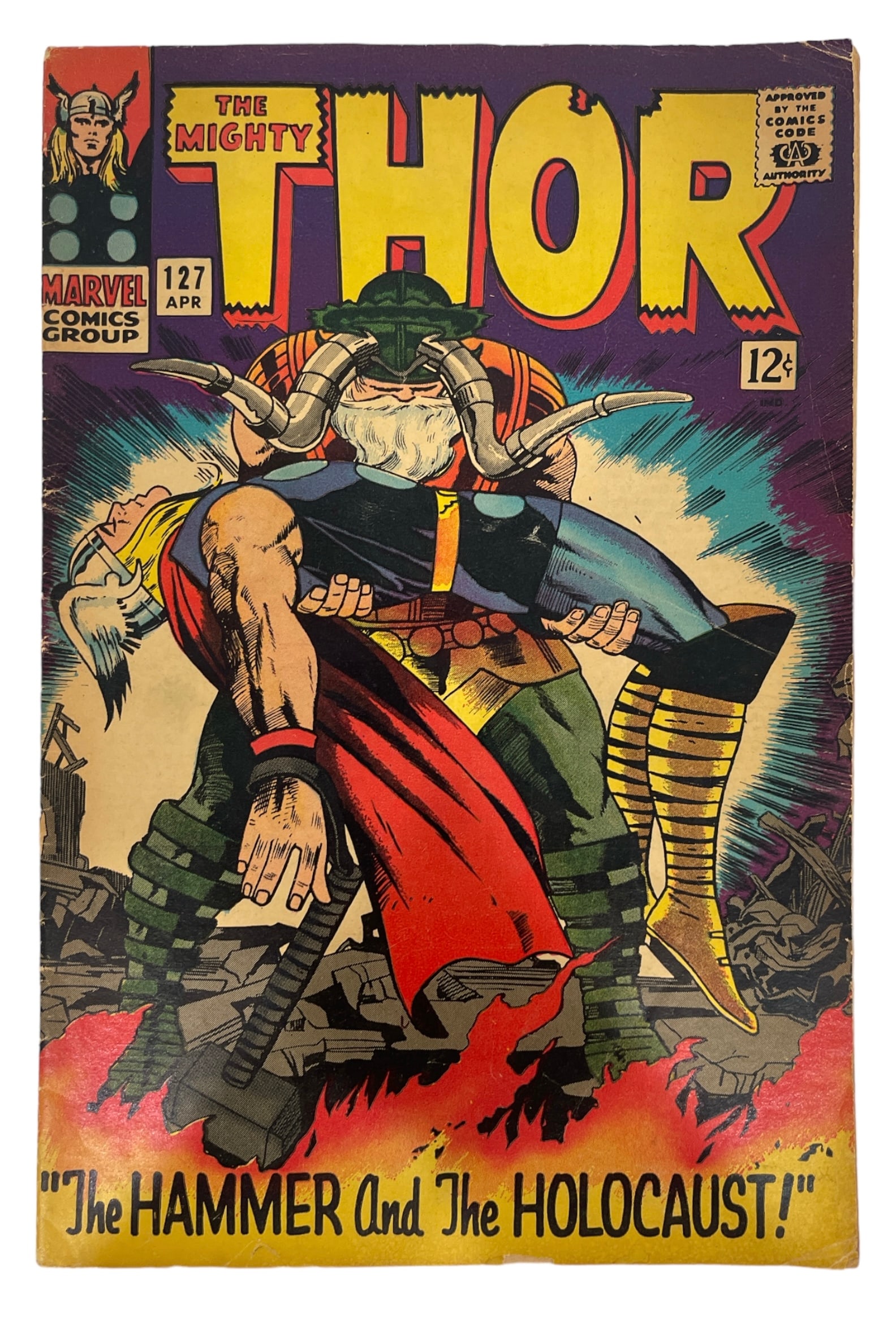 Vintage Marvel Comics | The Mighty Thor No. 127 | Comic Book (1 of 3)
