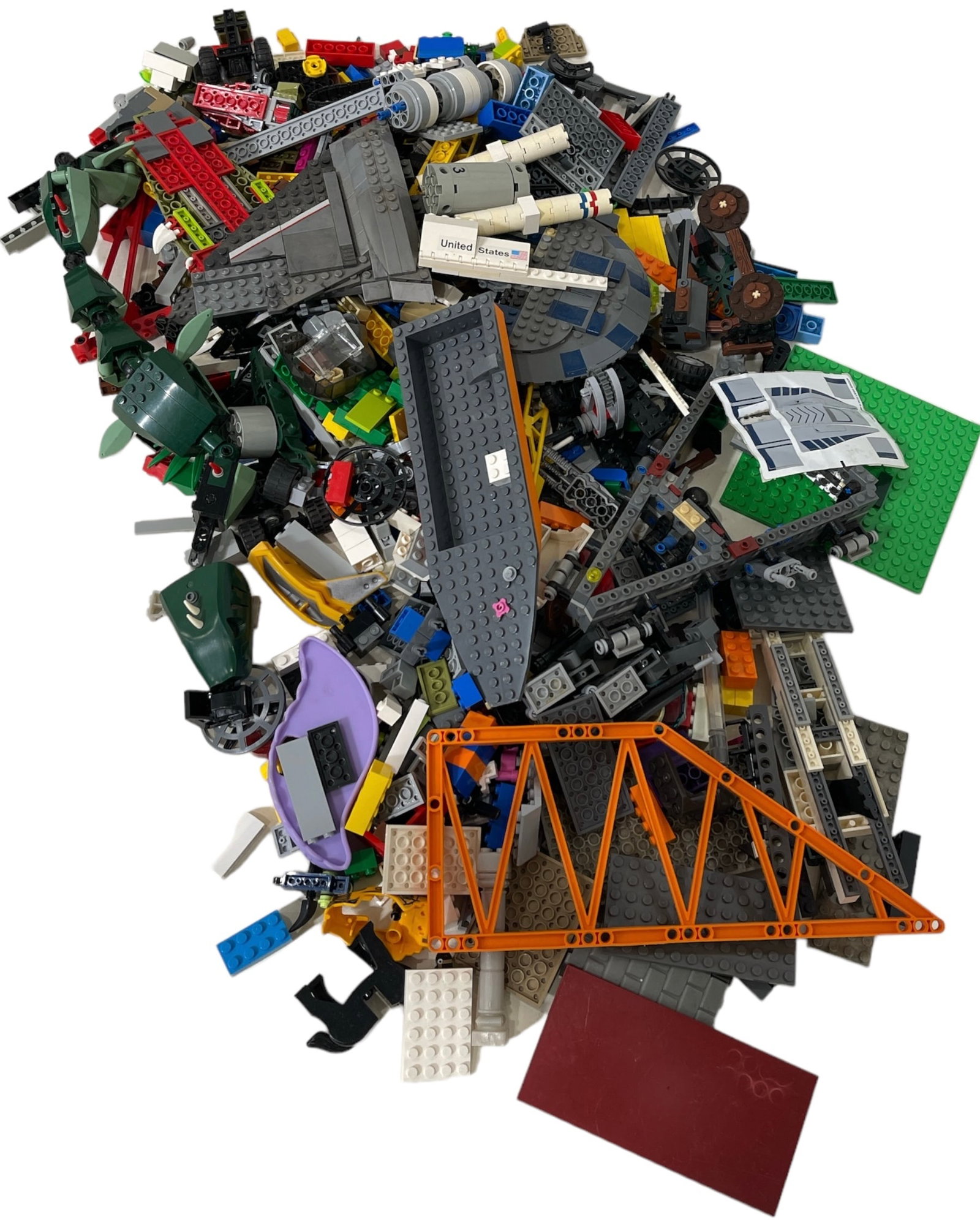 6 pounds LEGO Pieces: 6 pounds LEGO Pieces