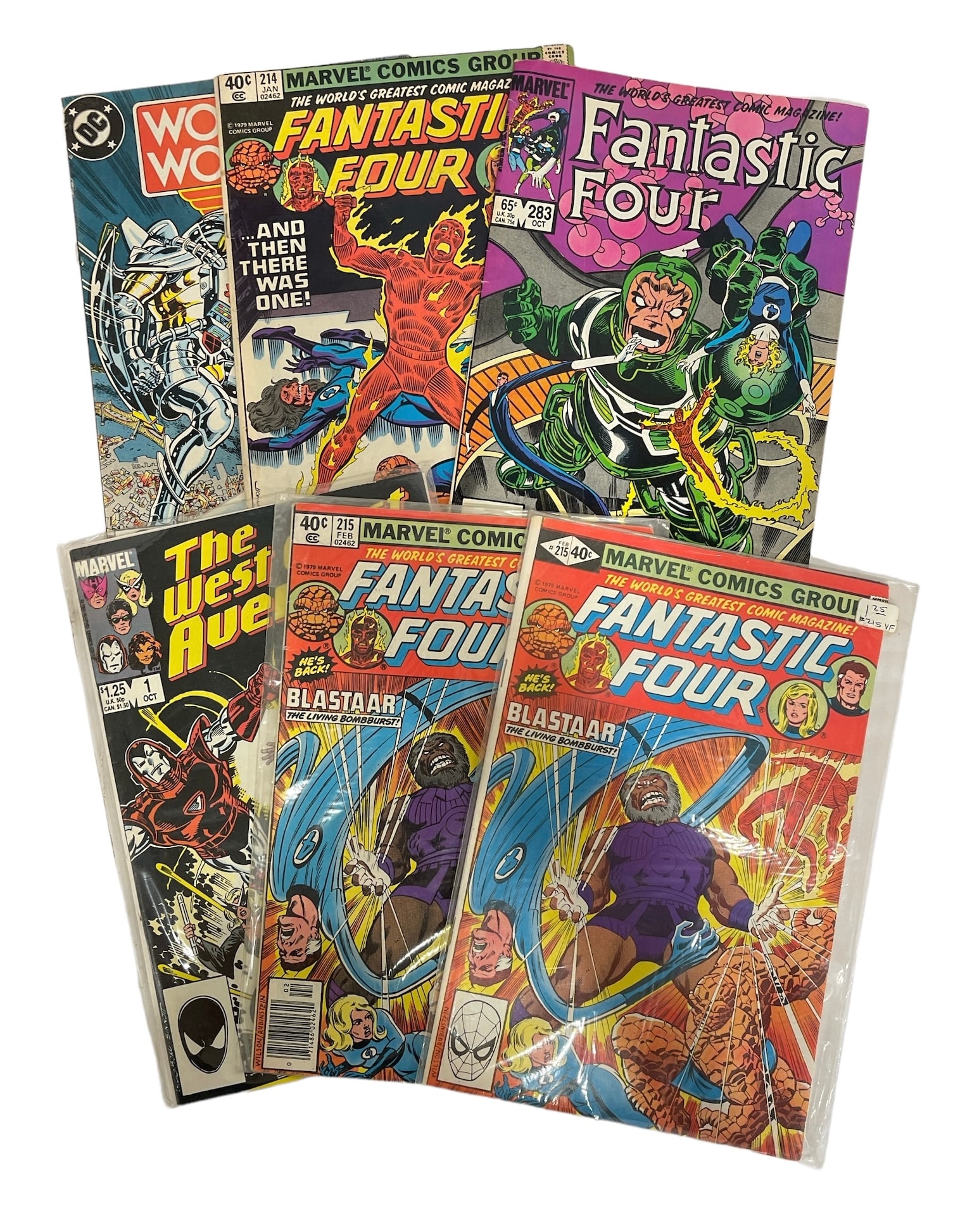 Lot of 6 | Vintage Marvel and DC Comic Books (1 of 3)