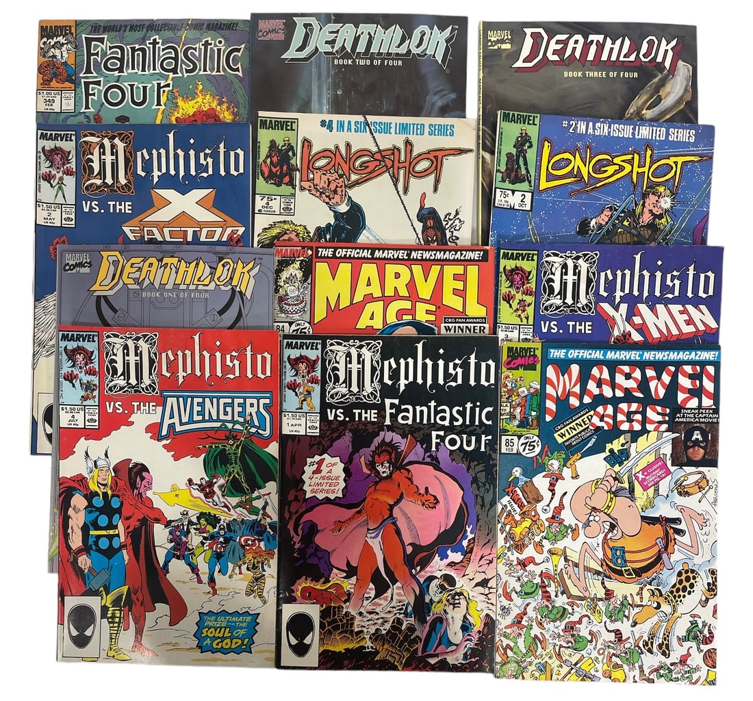 Lot of 12 | Rare Vintage Marvel Comic Book Collection (1 of 3)