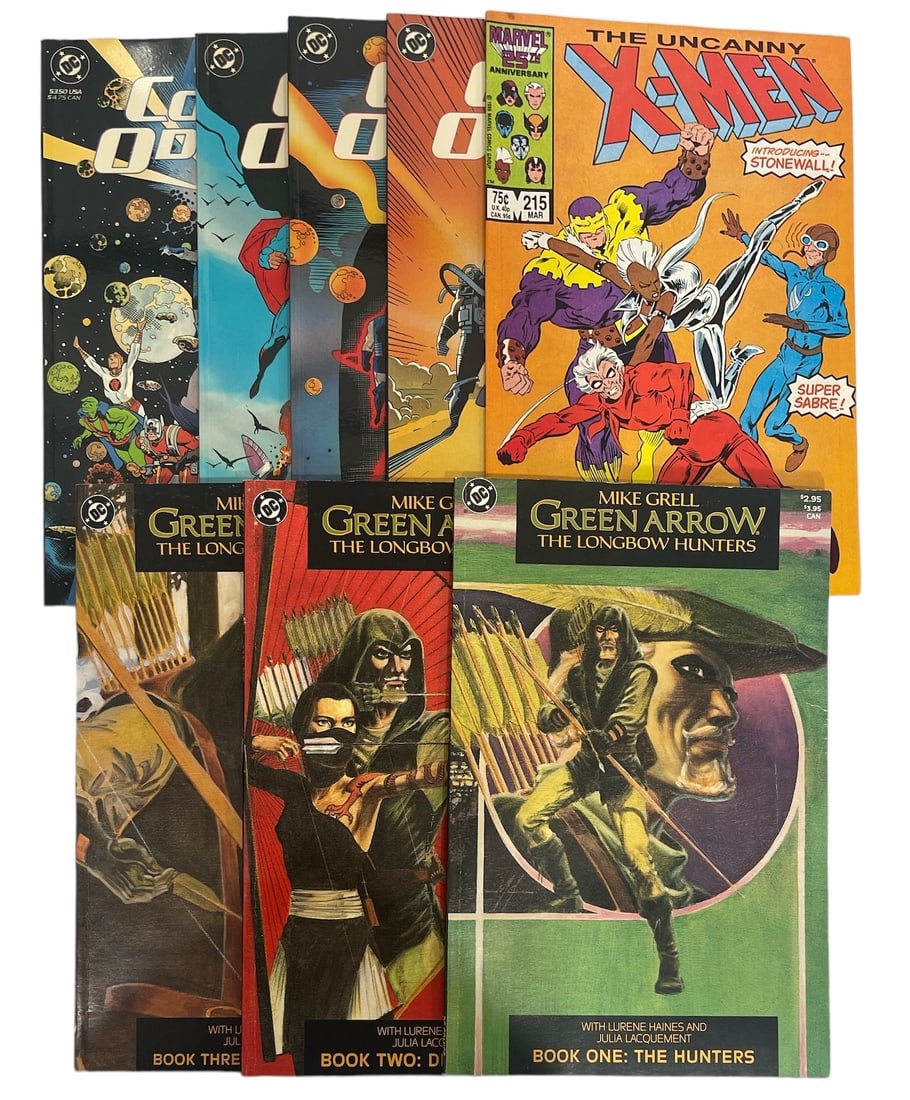 Lot of 8 | Rare Vintage Marvel and DC Comic Book Collection (1 of 2)