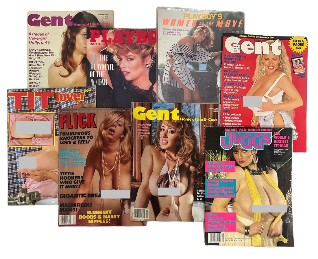 Vintage Erotic Adult Magazine Collection: Vintage Erotic Adult Magazine Collection