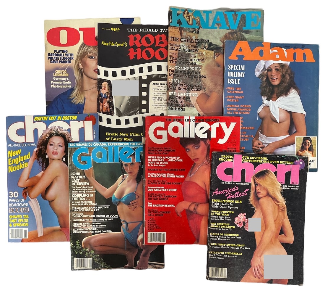 Vintage Erotic Adult Magazine Collection: Vintage Erotic Adult Magazine Collection