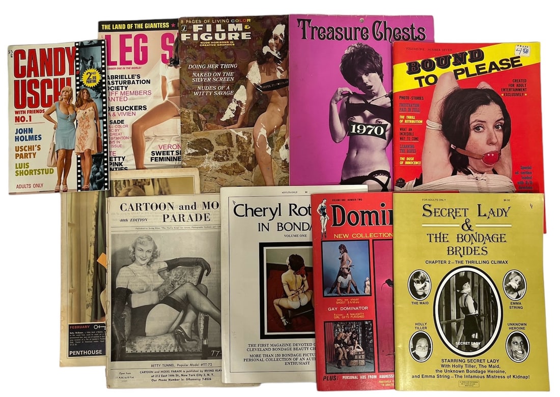 Vintage Erotic Adult Magazine Collection: Vintage Erotic Adult Magazine Collection