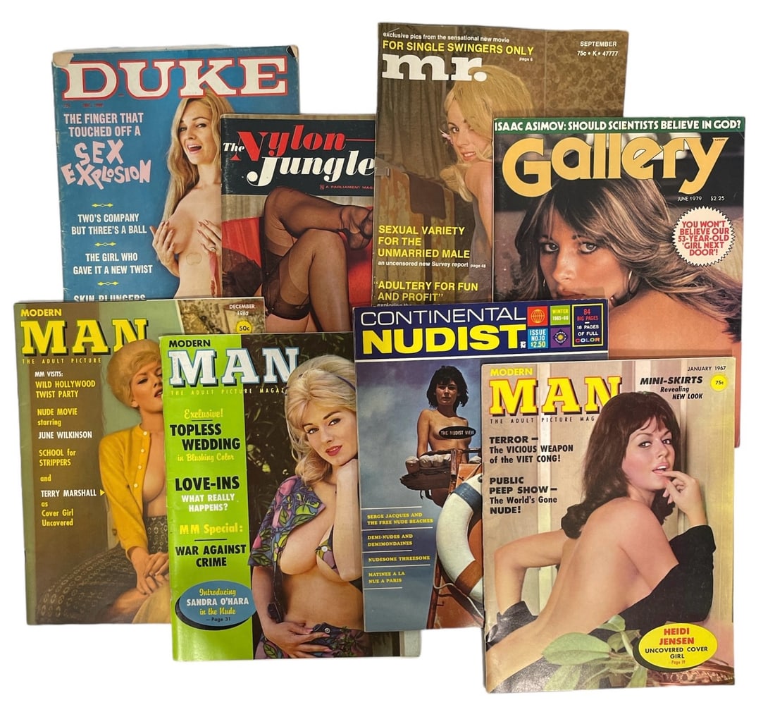 Vintage Erotic Adult Magazine Collection: Vintage Erotic Adult Magazine Collection