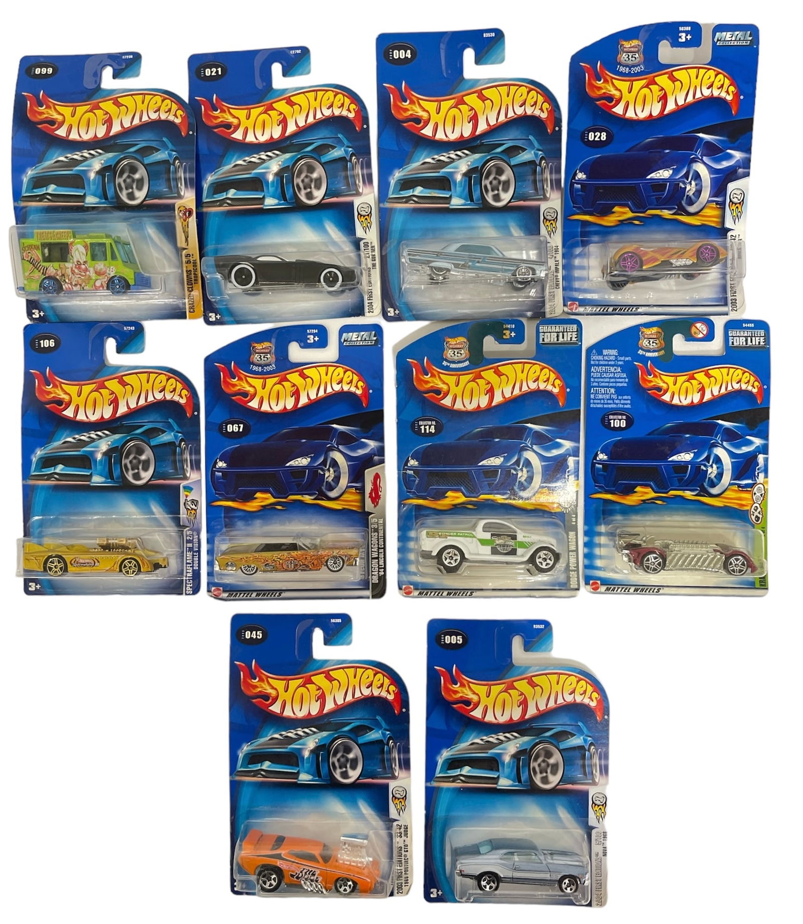 Lot of 10 | SEALED Hot Wheels Collection (1 of 2)