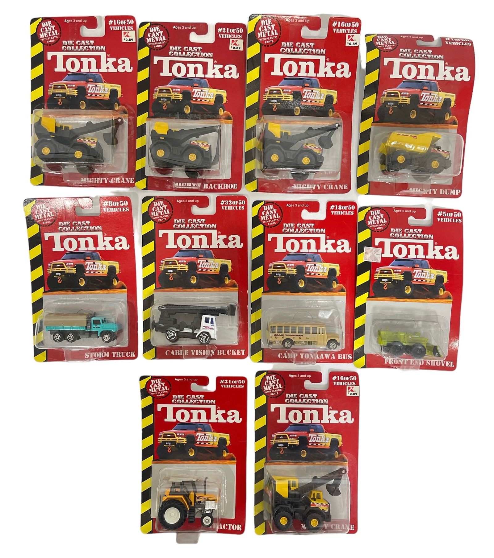 Lot of 10 | SEALED Tonka Toy Car Collection (1 of 2)