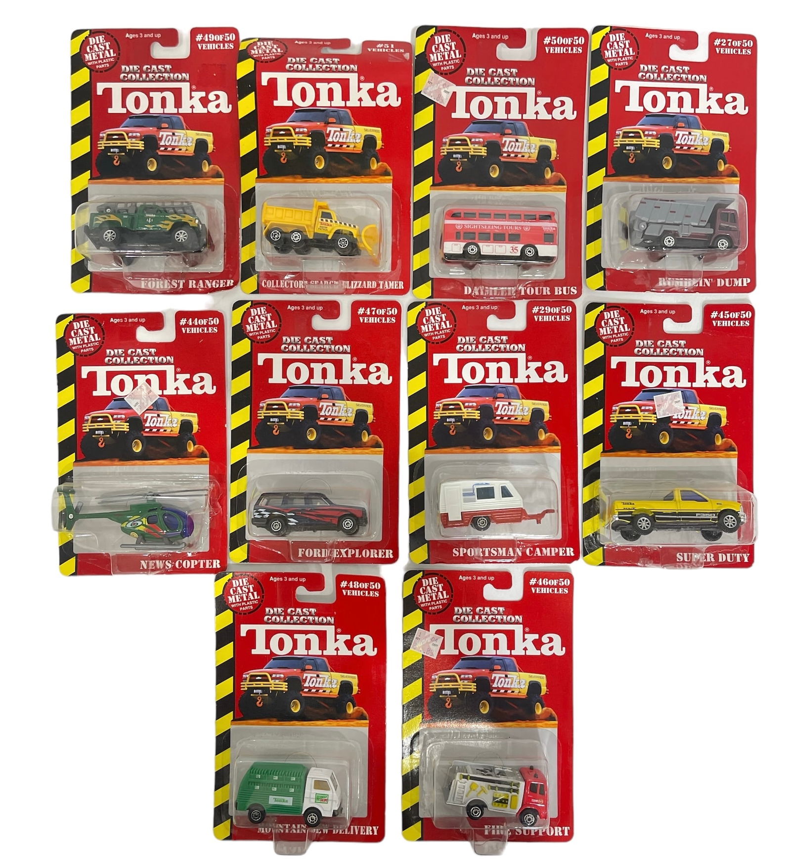 Lot of 10 | SEALED Tonka Toy Car Collection (1 of 2)