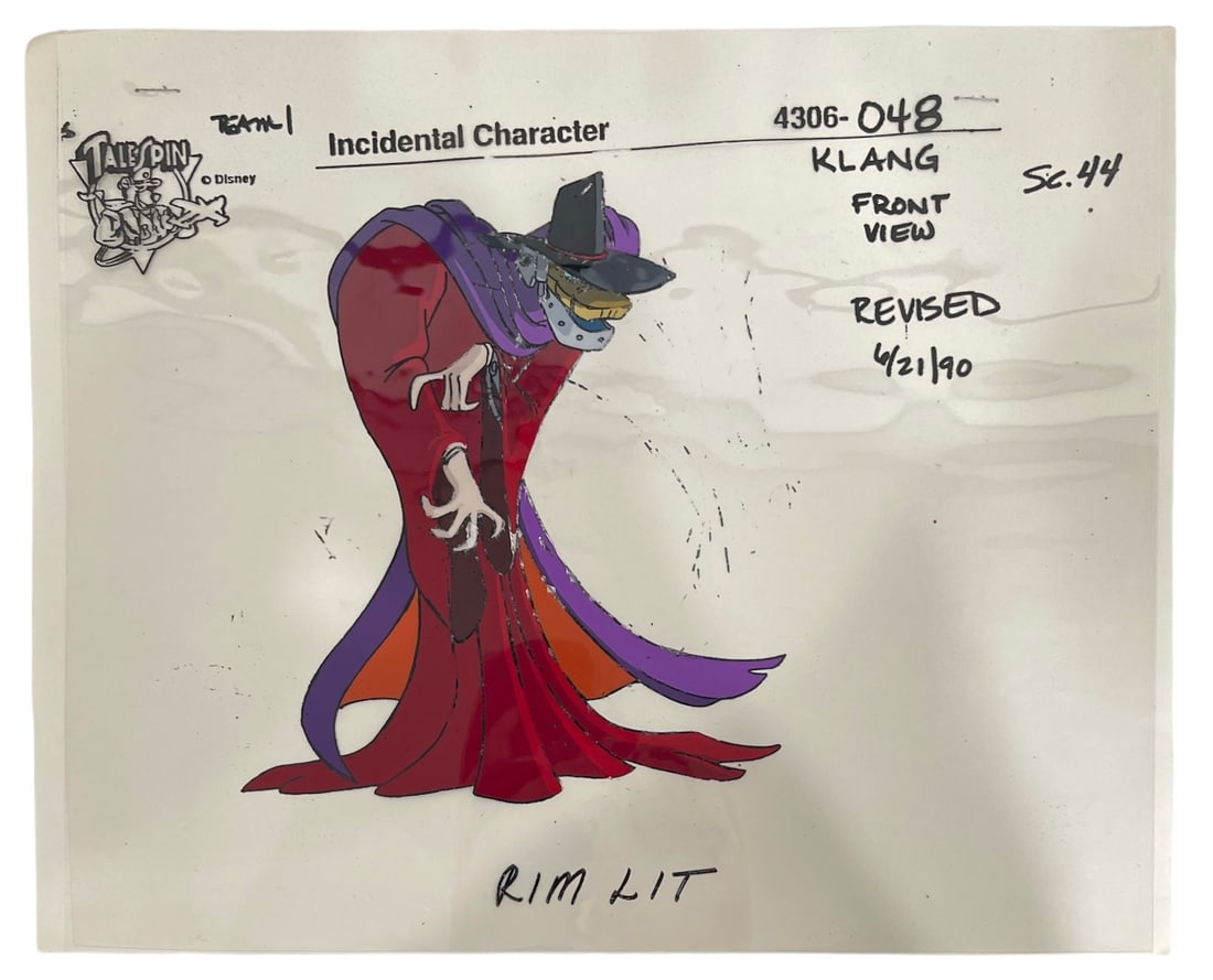 Hand-Painted Animation Cel | Walt Disneys Tale Pin | NO COA (1 of 2)