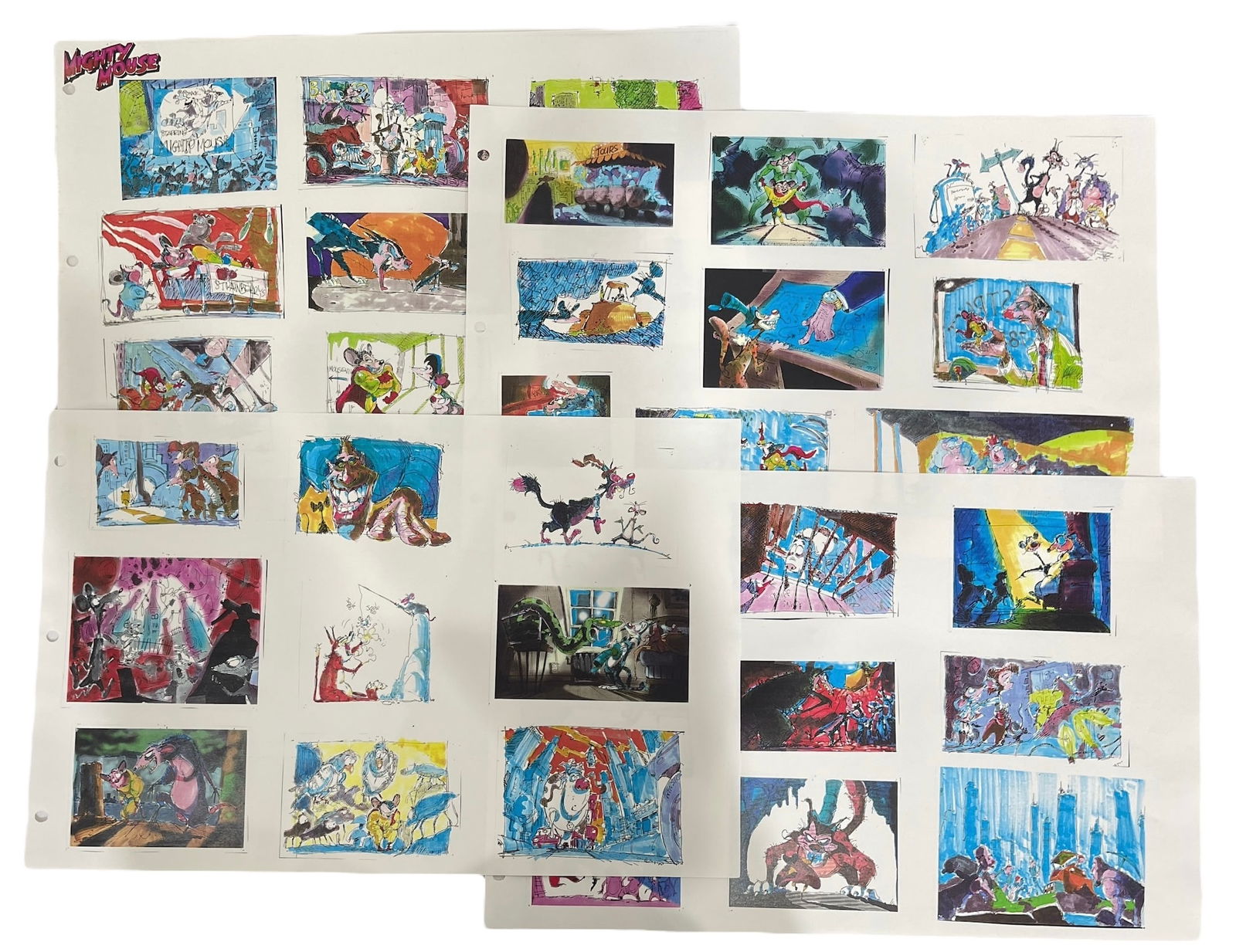 Concept Background and Character Art | Mighty Mouse | Prints (1 of 2)