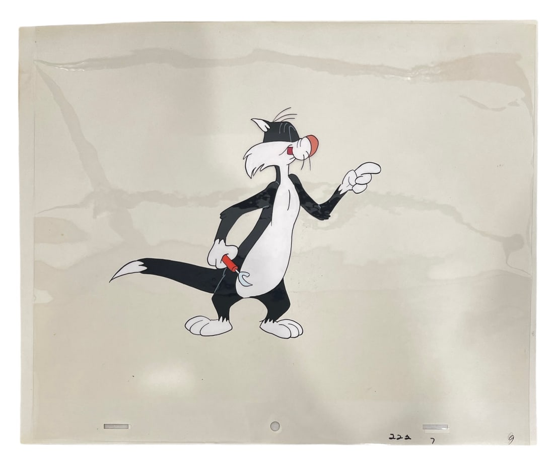 Hand-Painted Animation Cel | Sylvester | NO COA (1 of 1)