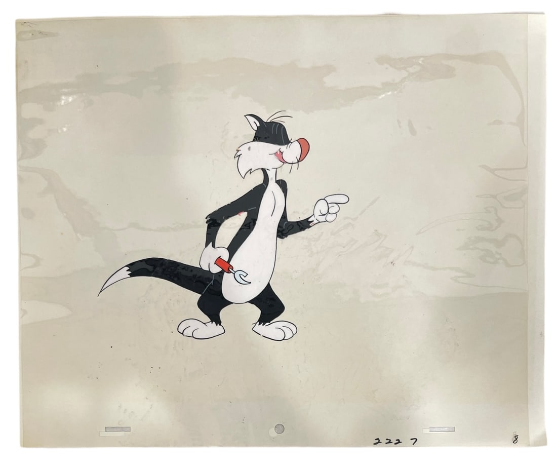 Hand-Painted Animation Cel | Sylvester | NO COA (1 of 1)