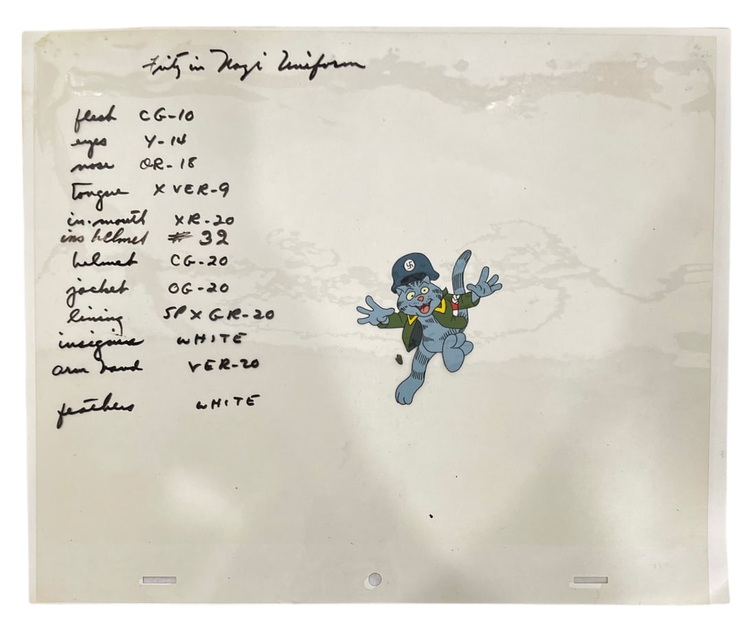 Hand-Painted Animation Cel | Fritz the Cat | NO COA (1 of 1)