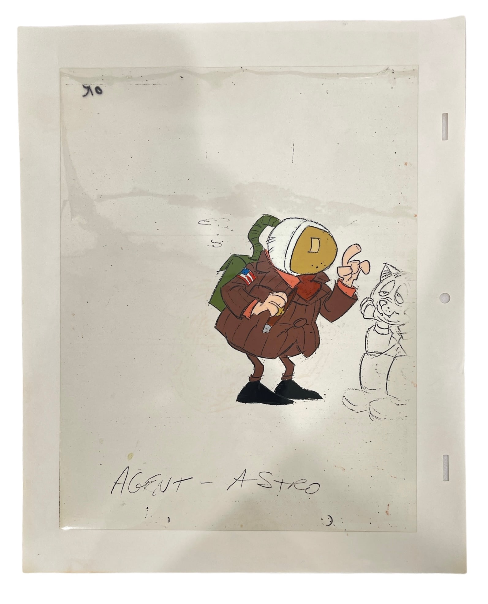 Hand-Painted Animation Cel | Fritz the Cat | NO COA (1 of 1)