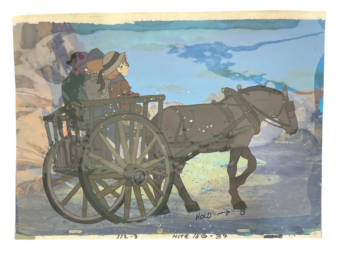 Hand-Painted Animation Cel with Background Painting | Heidi’s Song | NO COA (1 of 1)