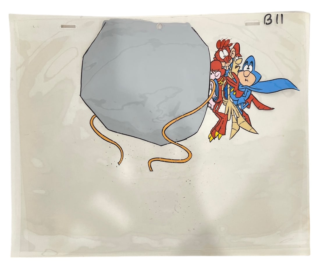 Hand-Painted Animation Cel | Mighty Heroes | NO COA (1 of 1)