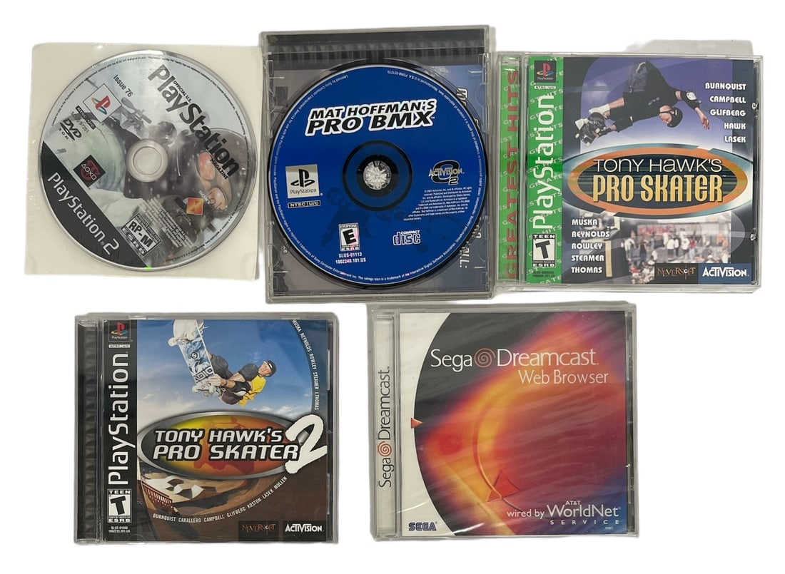 Lot of 5 | PlayStation 2 and Sega Dreamcast Game Collection (1 of 2)
