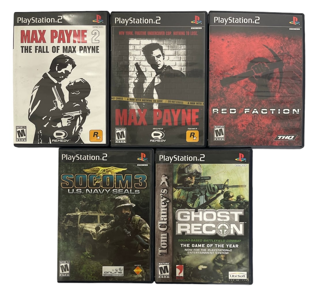 Lot of 5 | PlayStation 2 Game Collection (1 of 2)