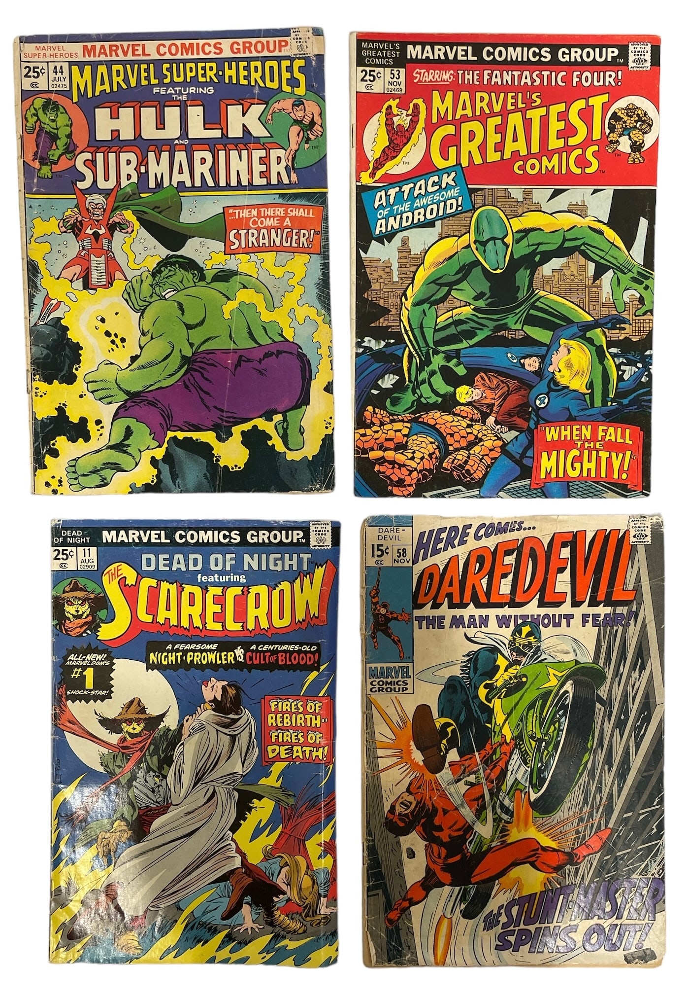 Lot of 4 | Vintage Marvel Comic Book Collection (1 of 3)