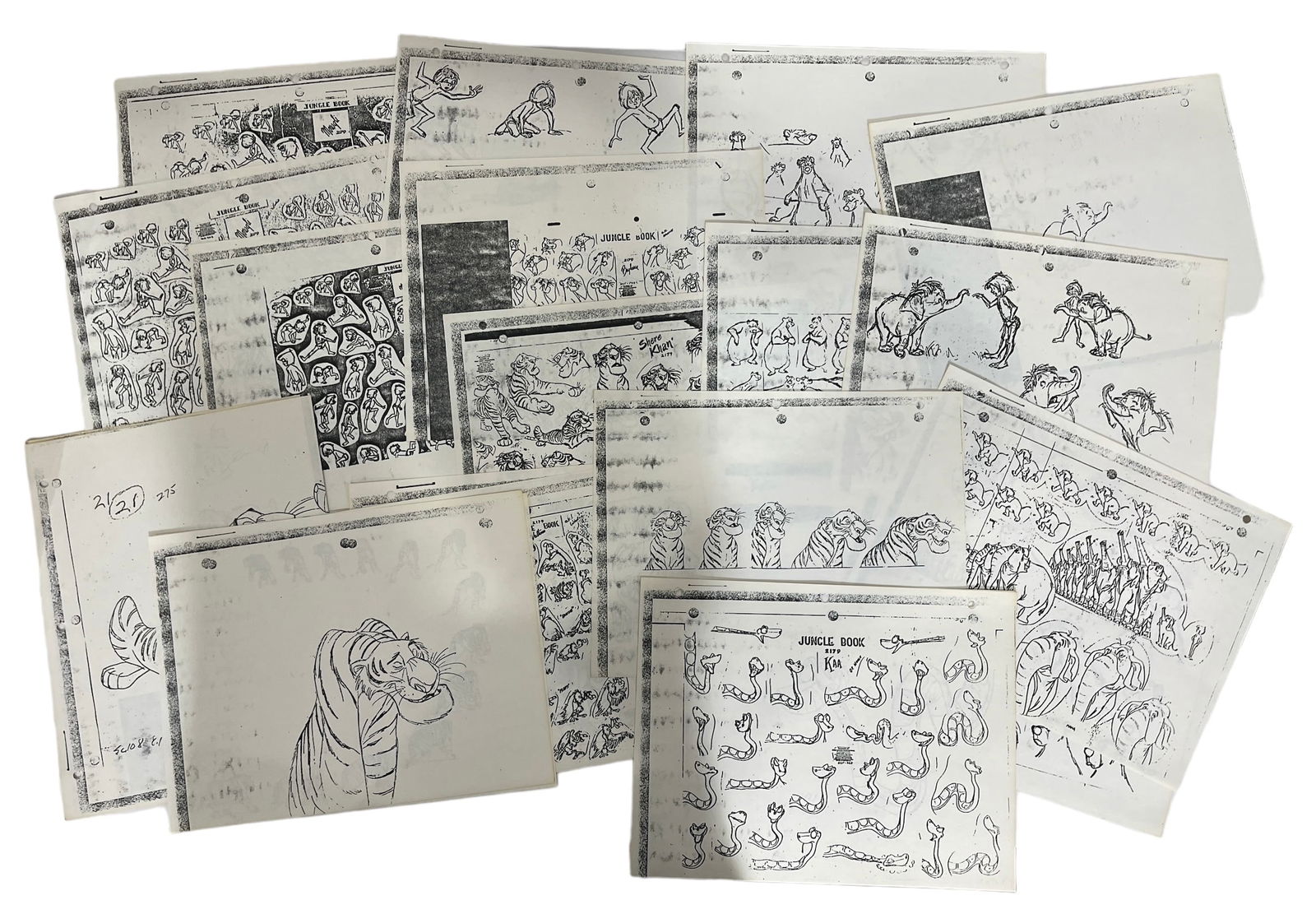 Walt Disneys The Jungle Book Model Sheets | Prints (1 of 1)