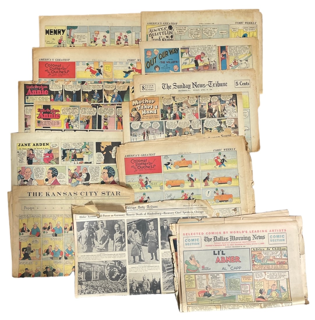 Vintage Rare Newspapers | Comic Section (1 of 3)