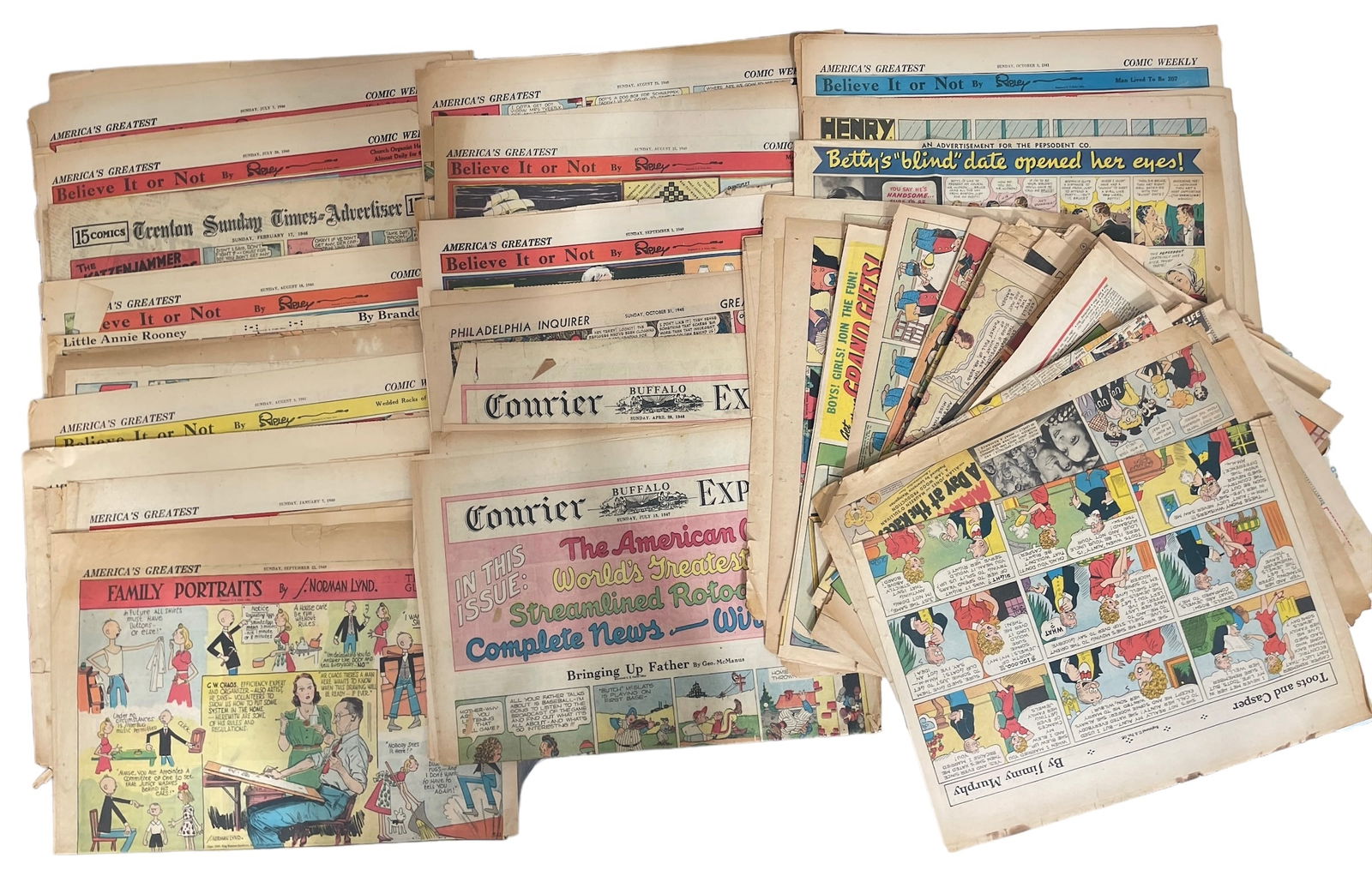 Vintage Rare Newspapers | Comic Section (1 of 2)