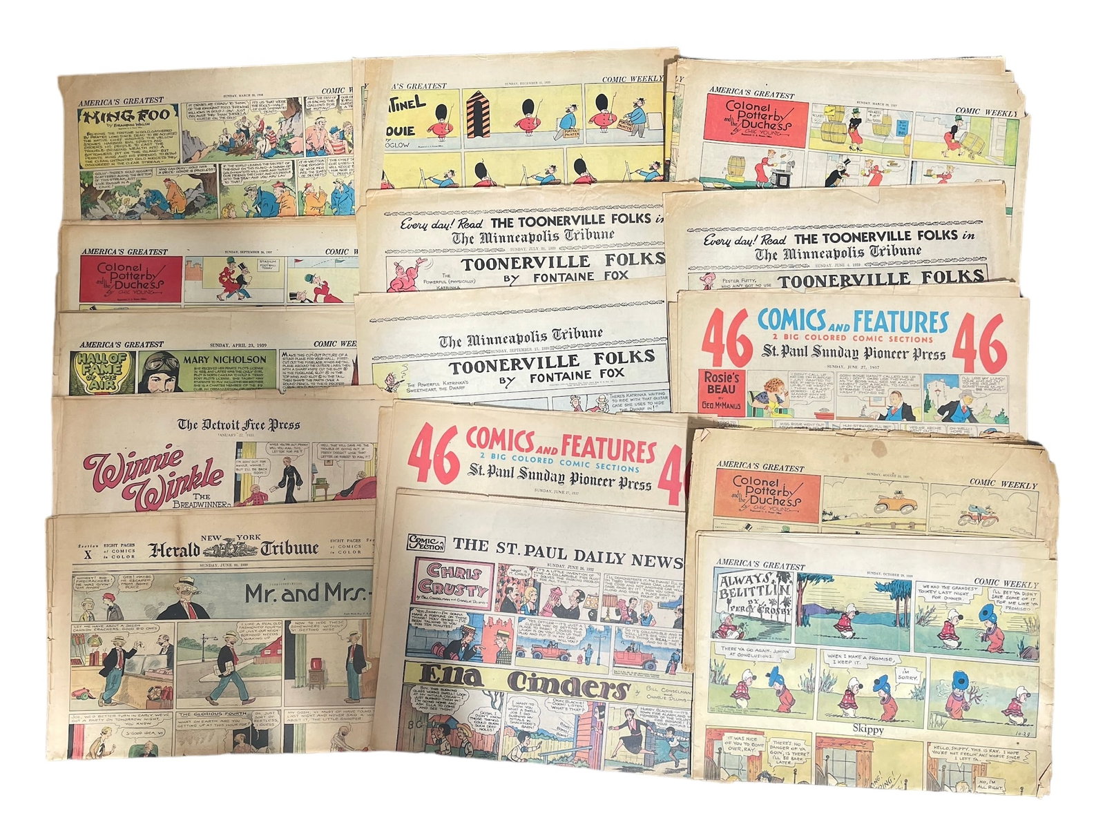 Vintage Rare Newspapers | Comic Section (1 of 1)