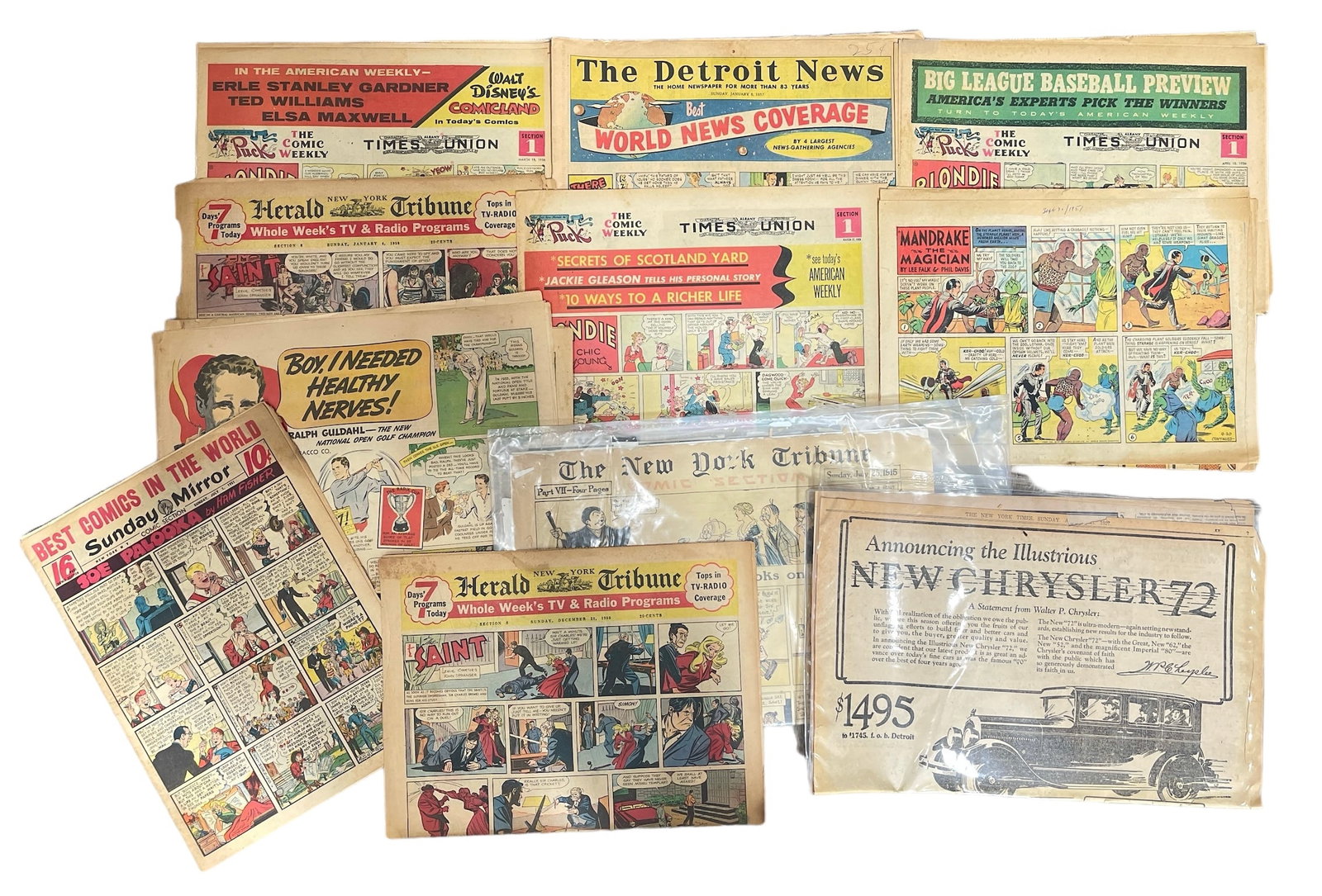 Vintage Rare Newspapers | Comic Section (1 of 1)