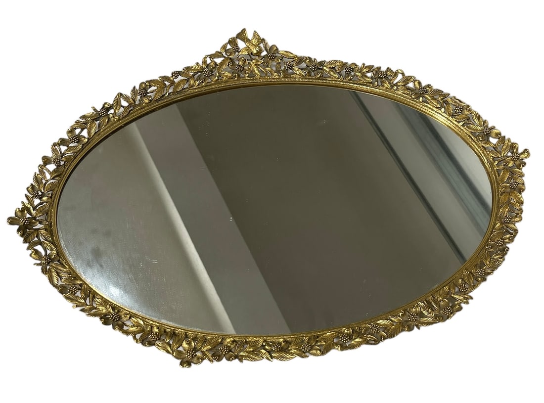 Vintage Vanity Mirror Tray (1 of 4)