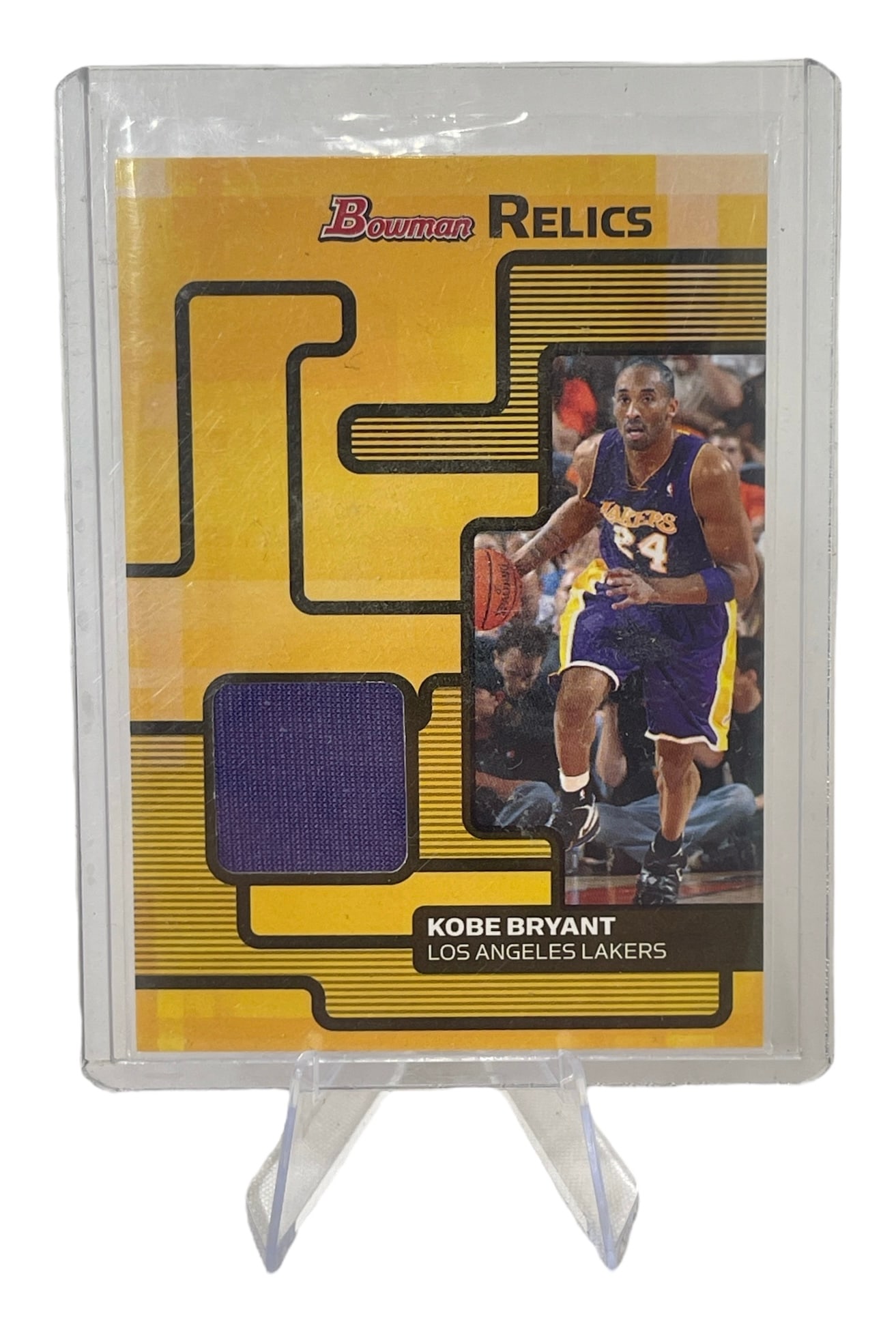 Kobe Bryant Jersey Card 2007-08 Topps Bowman Relics (1 of 2)