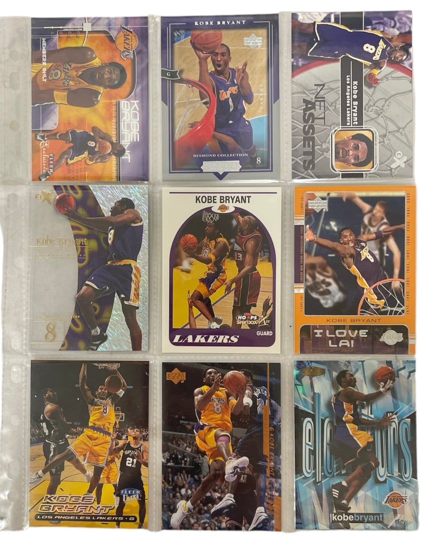 Kobe Bryant Basketball Trading Card Collection (1 of 2)