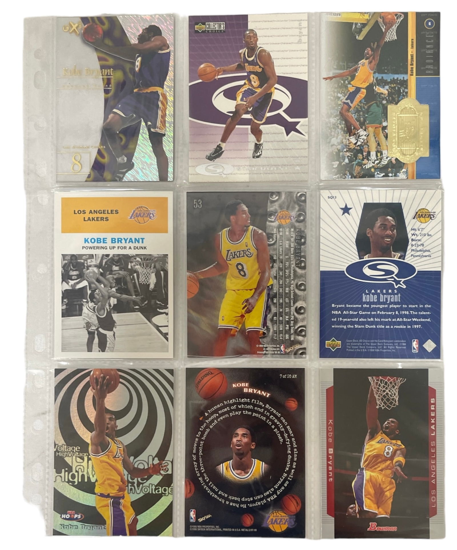 Kobe Bryant Basketball Trading Card Collection (1 of 2)