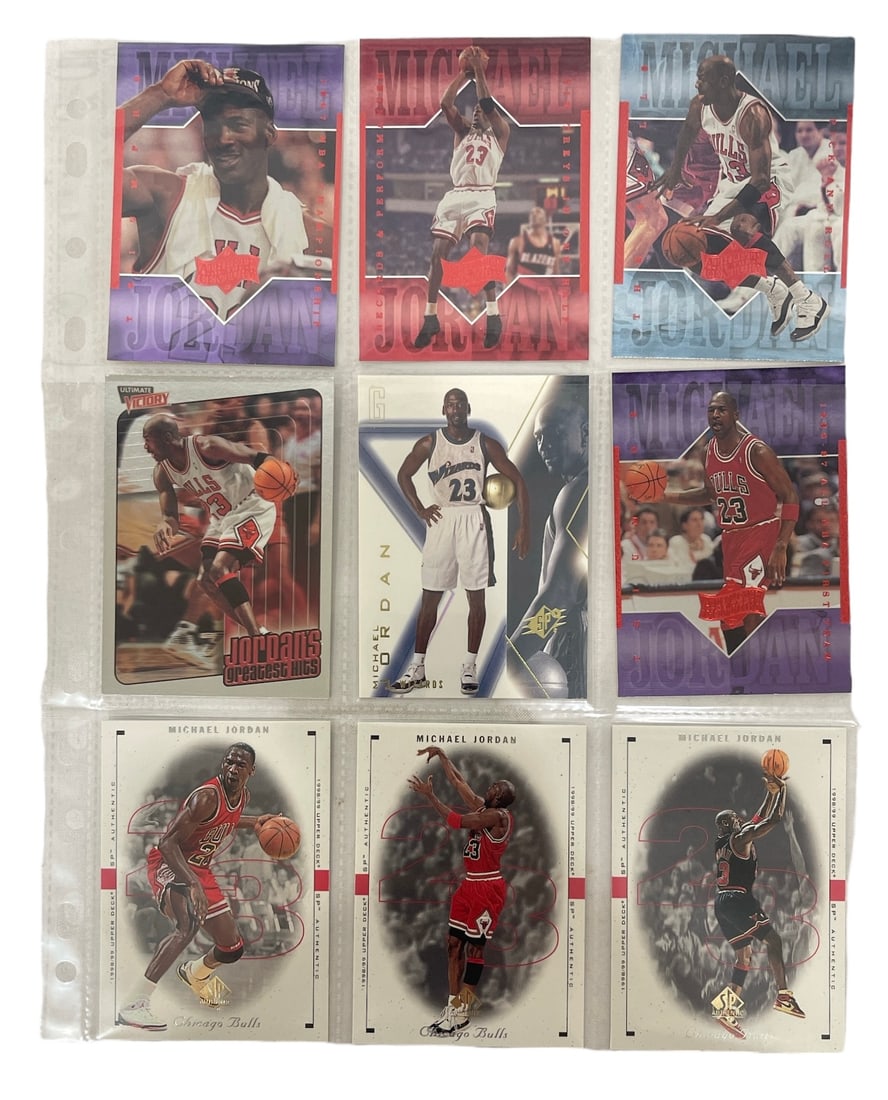 Michael Jordan Basketball Trading Card Collection (1 of 2)