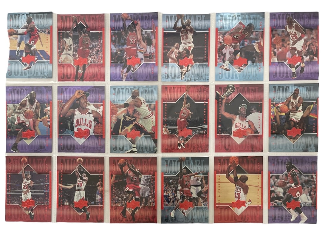 Michael Jordan Basketball Trading Card Collection (1 of 2)