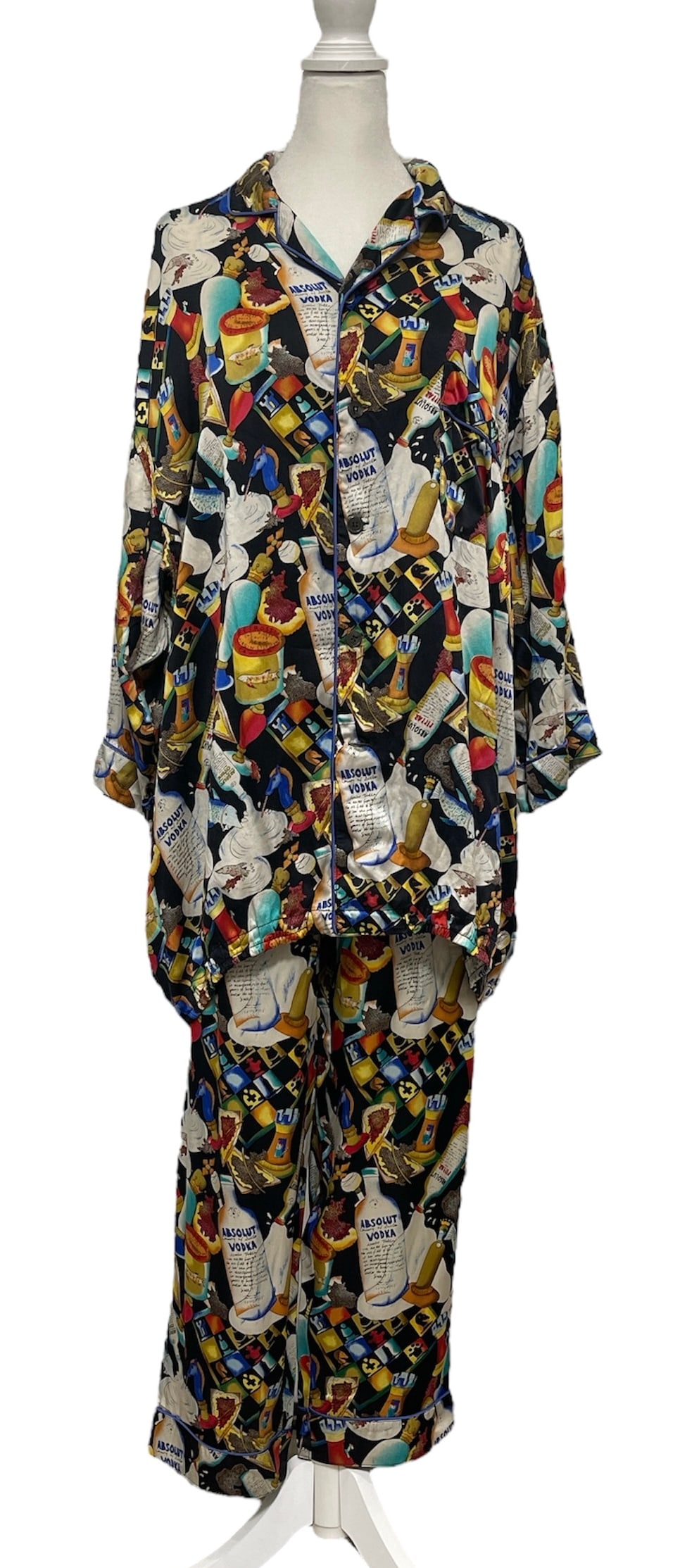 Nicole Miller Silk PJ | Size L: Nicole Miller Silk PJ | Size L