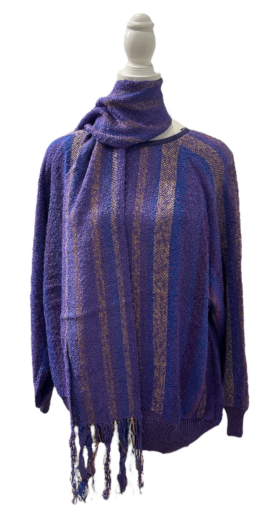 Gorgissima Blouse with Scarf | Size M (1 of 3)