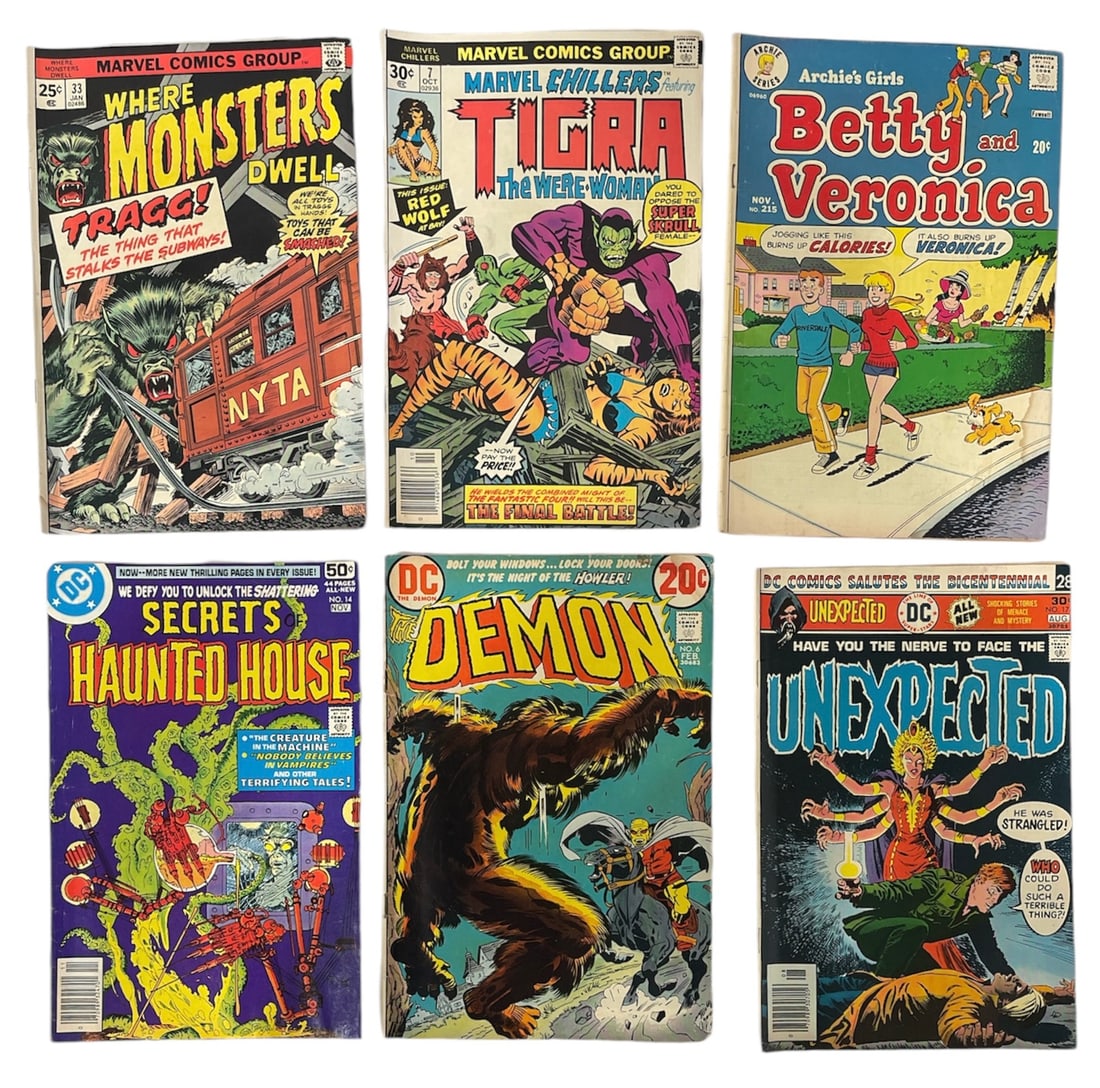Lot of 6 Comic Book Collection (1 of 2)