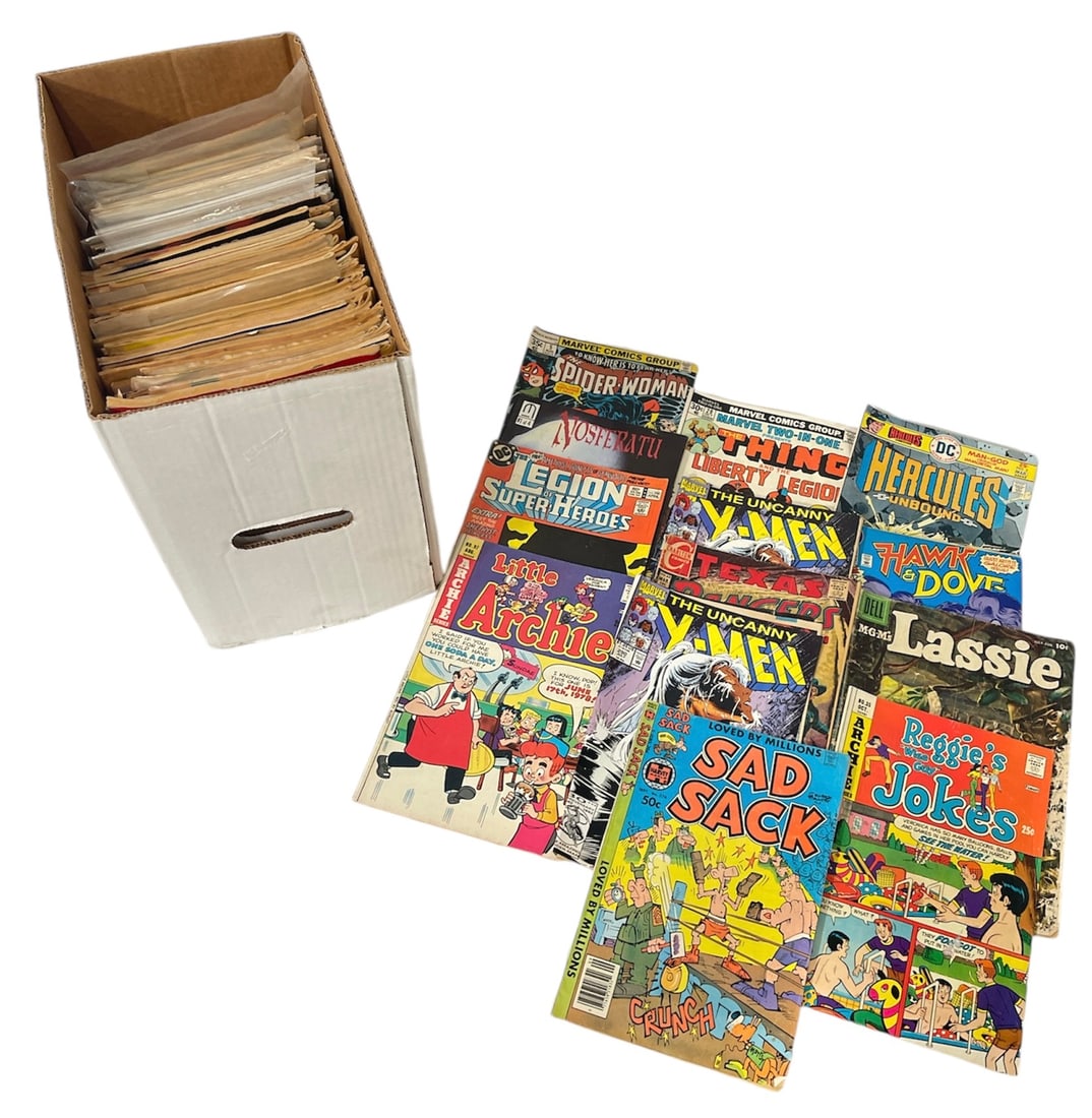 Short Box of Comic Books: Short Box of Comic Books
