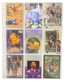 Rare Kobe Bryant Trading Card Collection