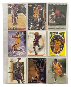 Rare Kobe Bryant Trading Card Collection