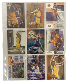 Rare Kobe Bryant Trading Card Collection