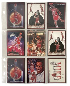 Rare Michael Jordan Trading Card Collection