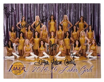2014-15 LA Laker Girls Signed Photo | NO COA