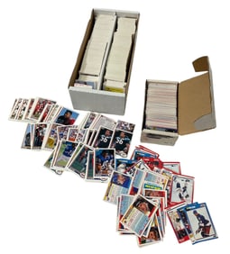 Football and Hockey Trading Card Collection