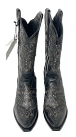 Black Star Cowboy Boots | Womens Size 10