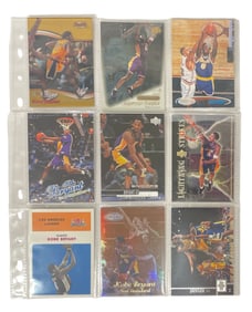 Rare Kobe Bryant Trading Card Collection