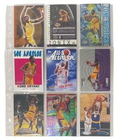 Rare Kobe Bryant Trading Card Collection
